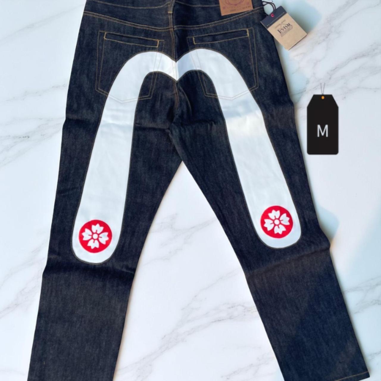 Women's navy white Jeans